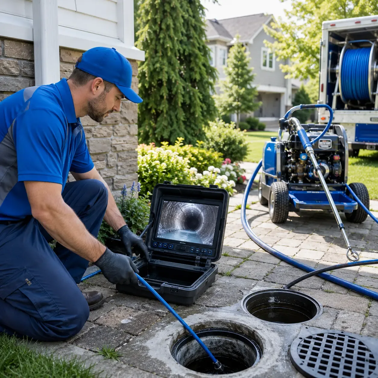 Outdoor drain cleaning professionals serving Monterville, WV