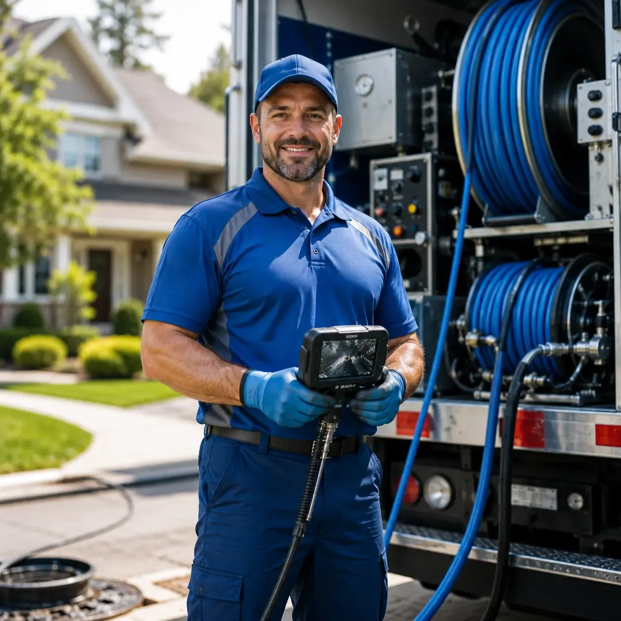 Local outdoor drain cleaning specialists in Monterville, WV